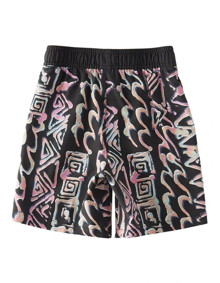 Sundays Layback Boardshorts in Asphalt