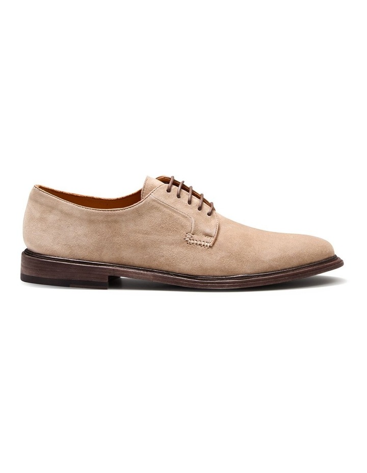 Landon Suede Derby Shoes in Taupe