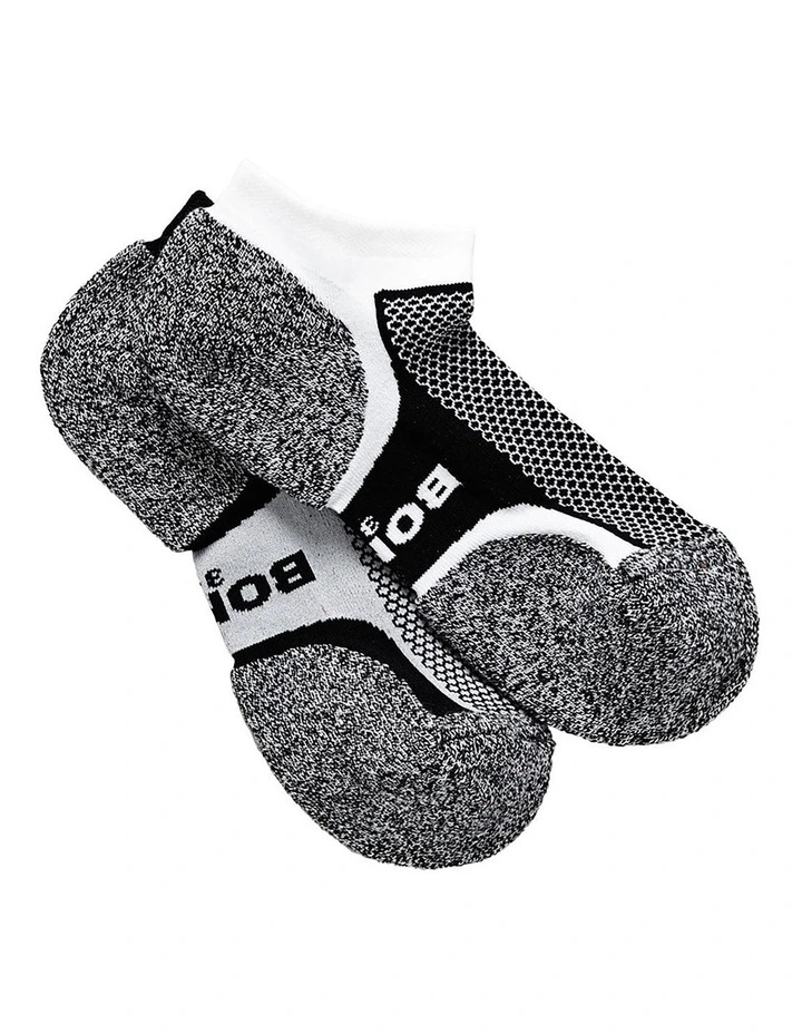 Ultimate Comfort Low Cut Socks x 2 in Multicolor