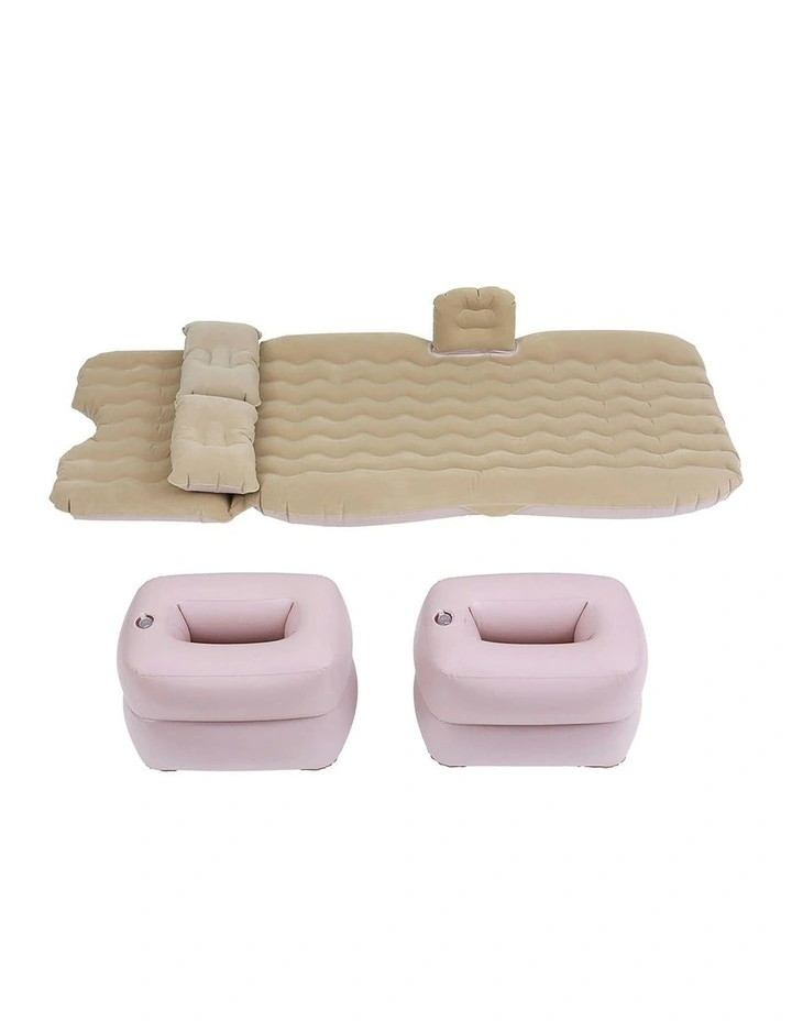 Inflatable SUV Back Seat Car Mattress 176x80 in Beige