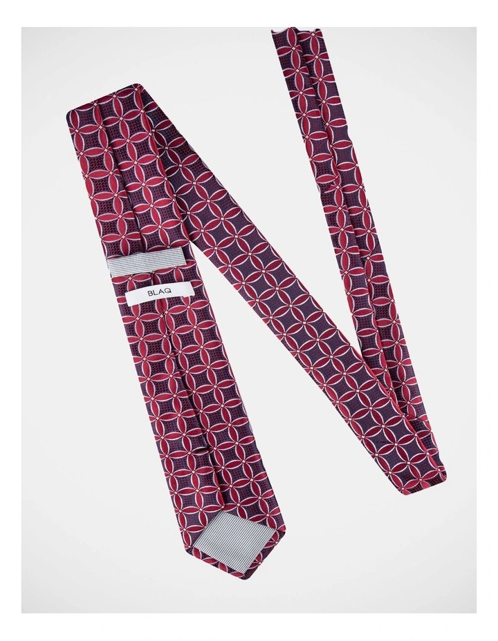 Geo Poly Tie Red