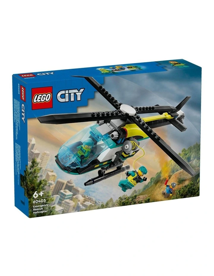 City Emergency Rescue Helicopter 60405 Toy
