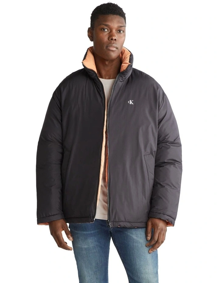 Reversible 90S Puffer in Black