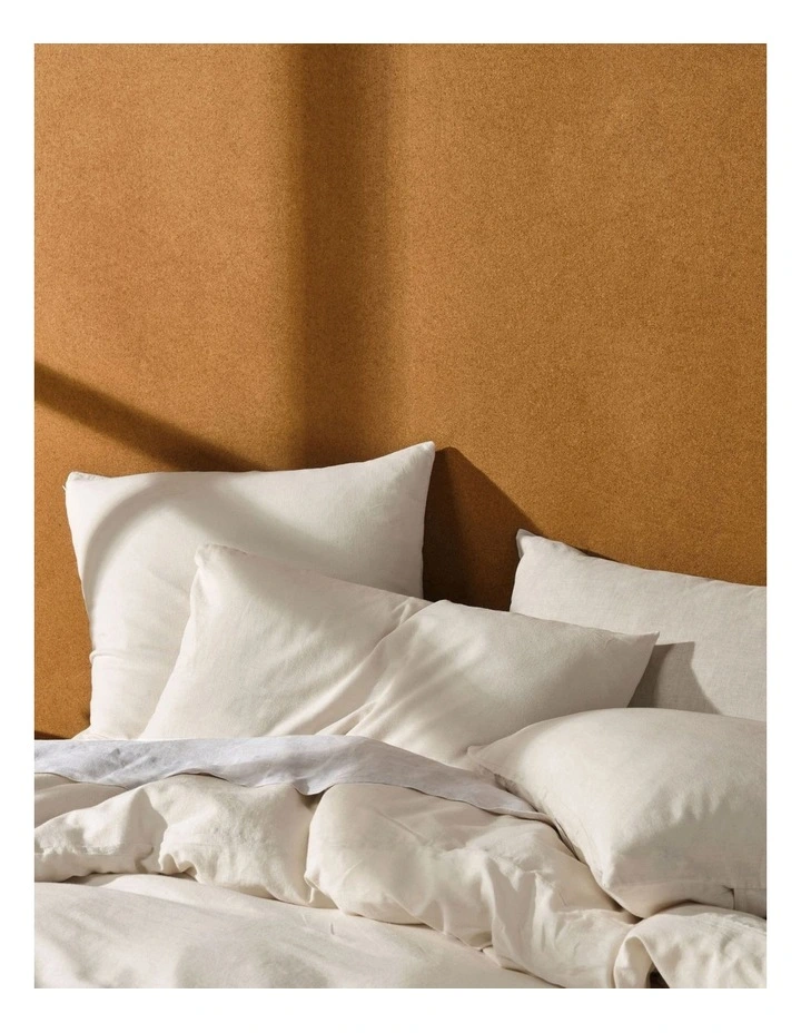 Hemp Triblend Quilt Cover Set in Vanilla