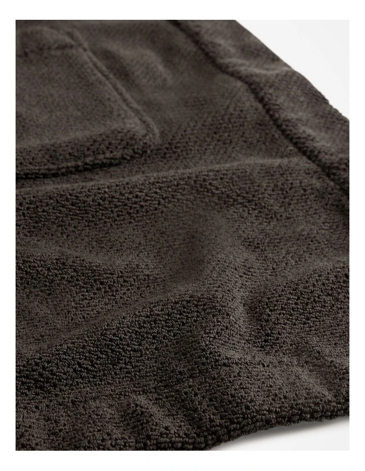 Calo Australian Cotton Bath Robe in Charcoal
