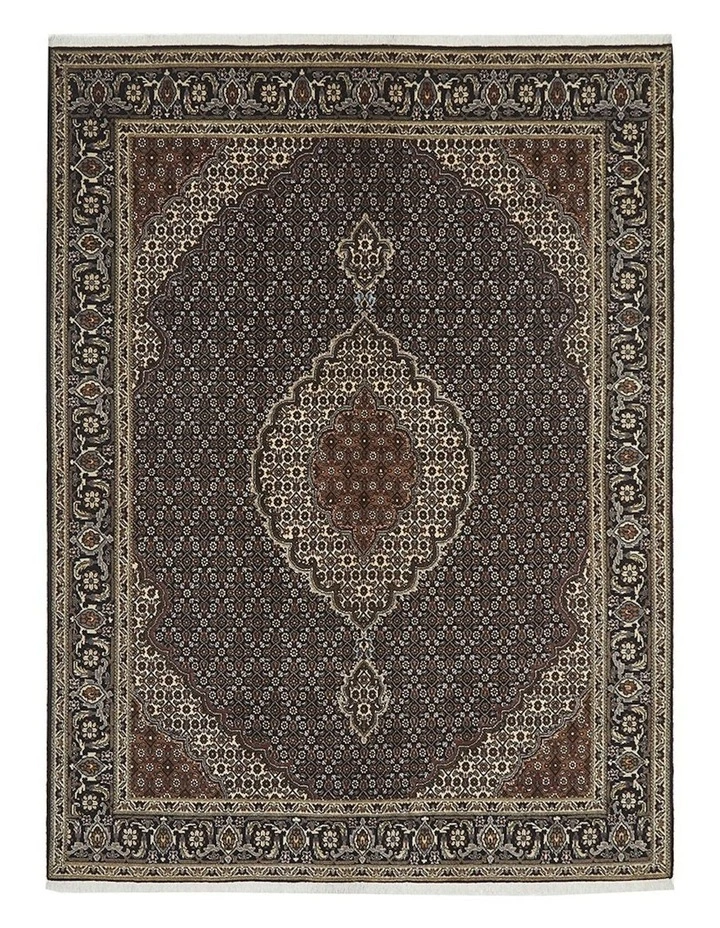 Persian Handmade Mahi Tabriz Rug 225X170cm in Navy