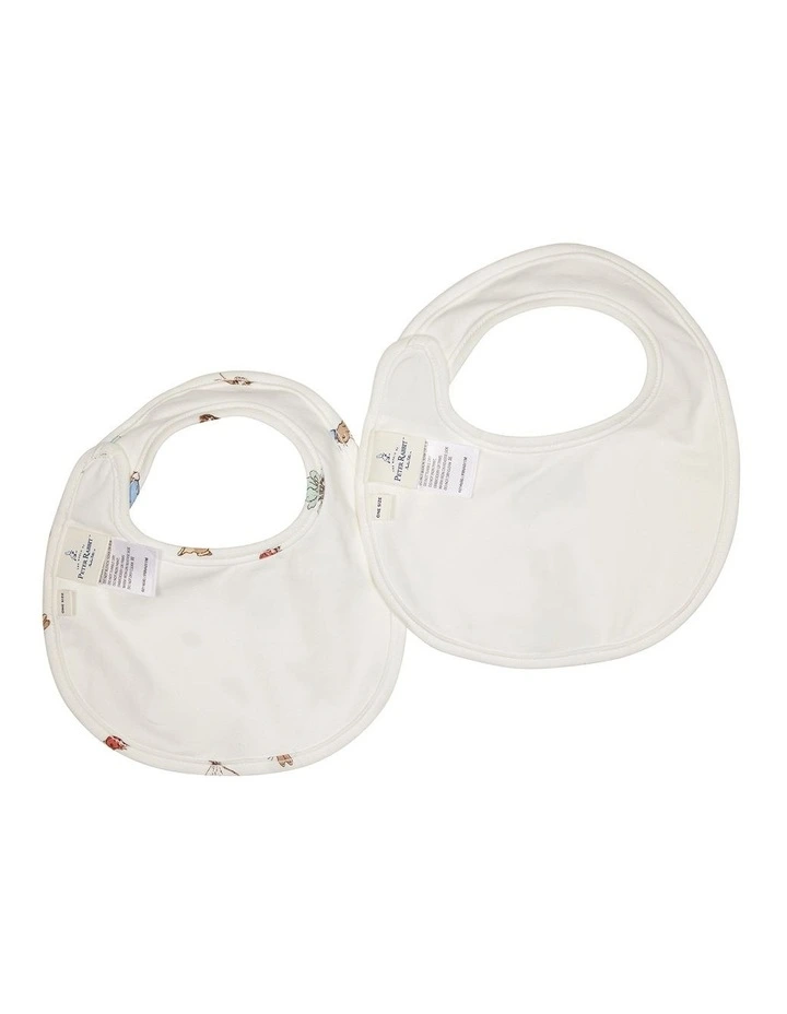 Bib Set 2 Pack in White