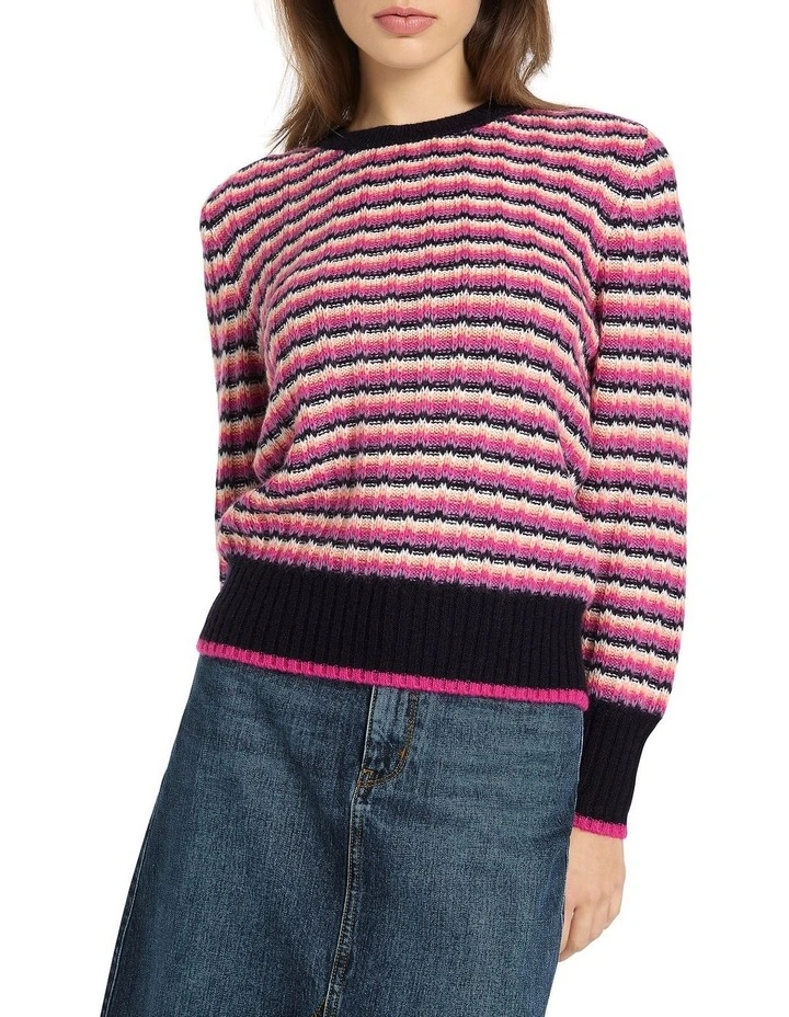 True Desire Knit in Pink Groove Multi