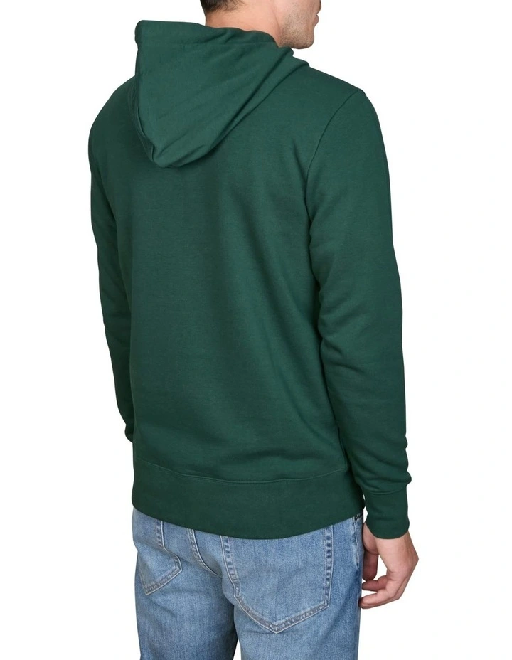 Logo Sweatshirt in Tartan Green