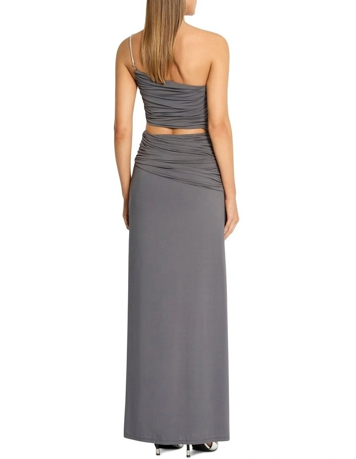 Trinidad Maxi Dress in Steel