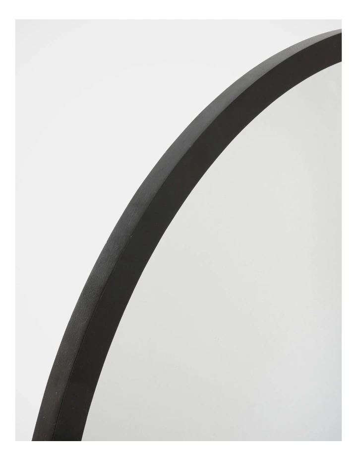 Mirror Round 70cm in Black