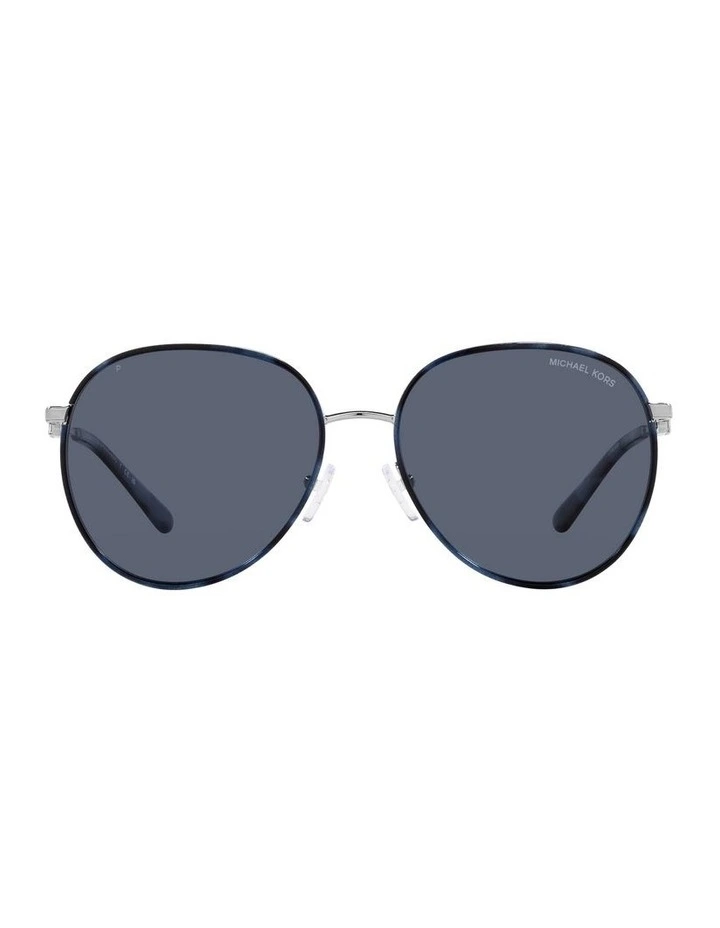 Empire Aviator Polarised Sunglasses in Silver