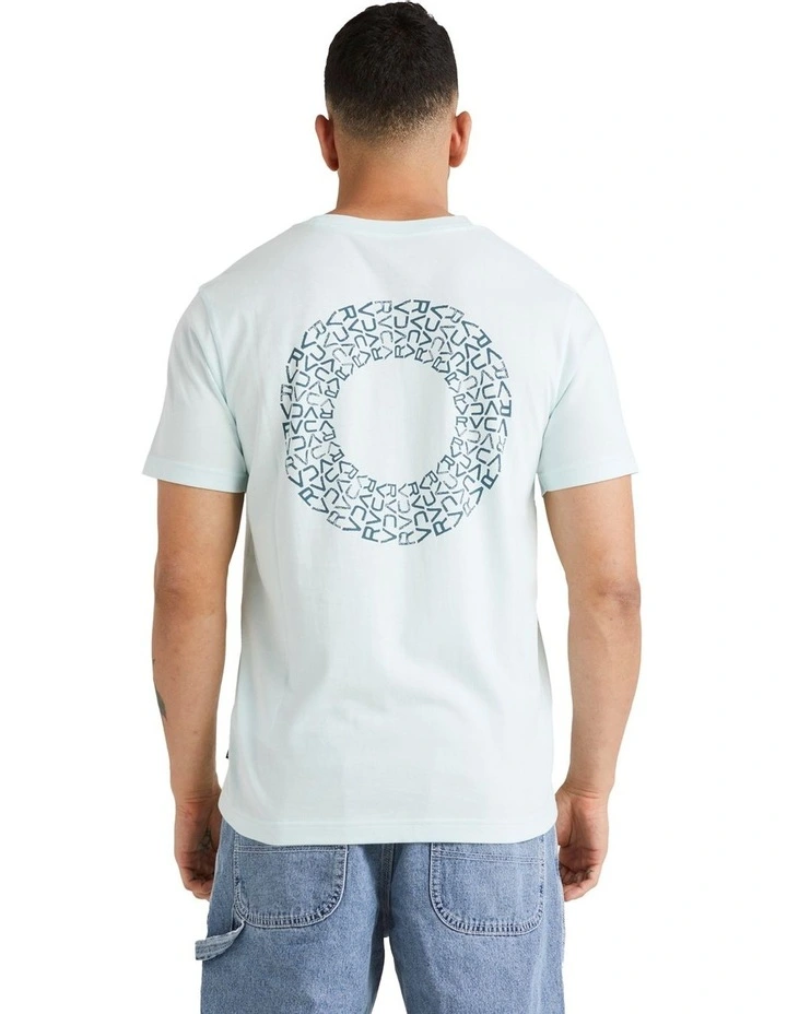 Three Stack T-shirt in Light Blue