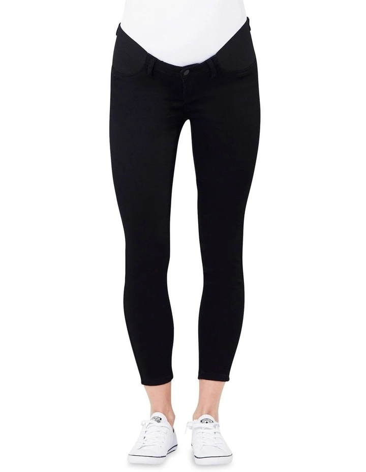 Isla Ankle Grazer Jegging in Black