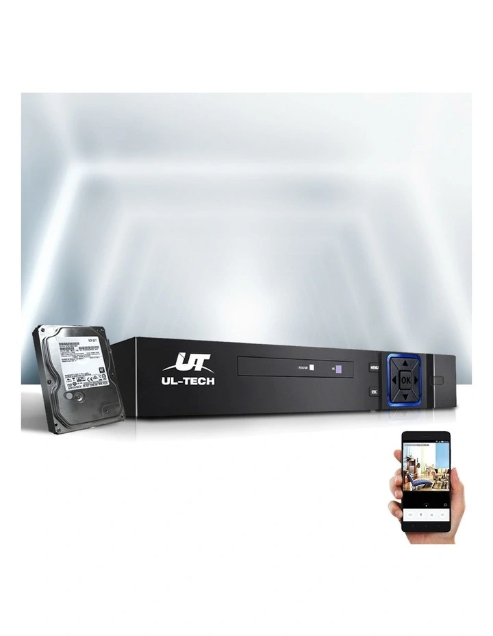 CCTV Recorder DVR 1080P 4CH 5in1 4TB