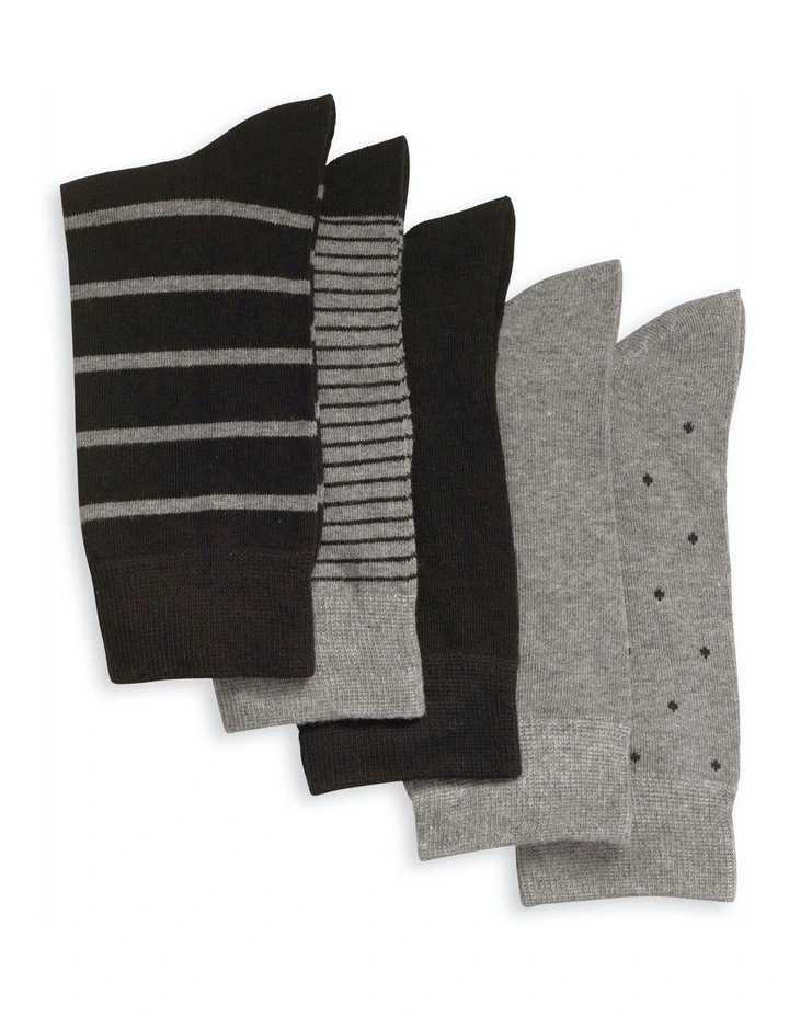 Business Crew Socks 20 Pack in Black