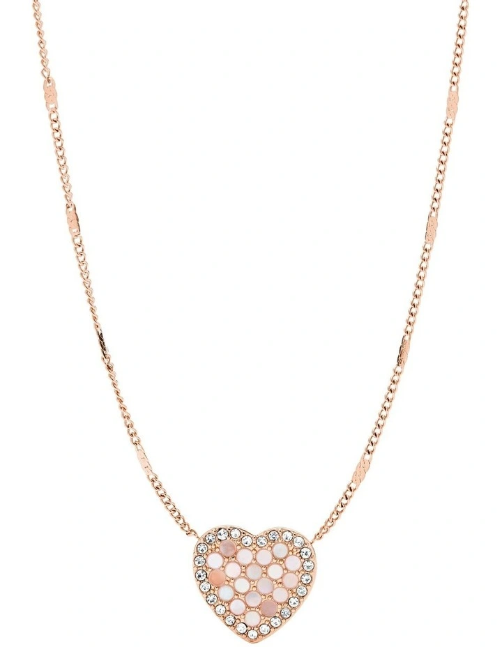 Vintage Glitz JF03164791 Necklace in Rose Gold
