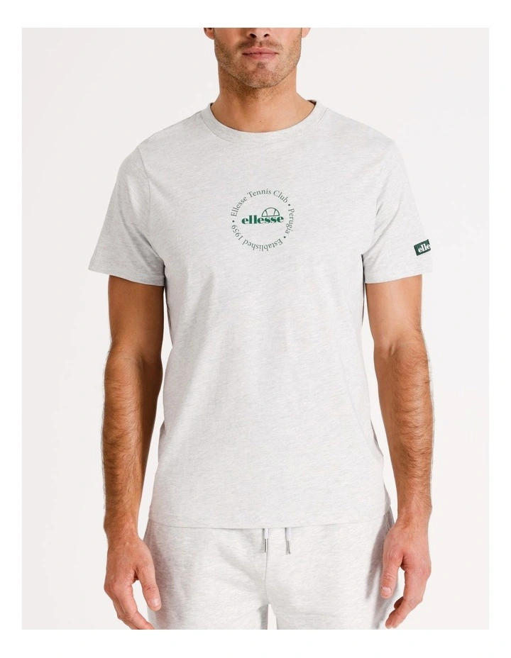 Melodi Unisex Tee in Grey Marl