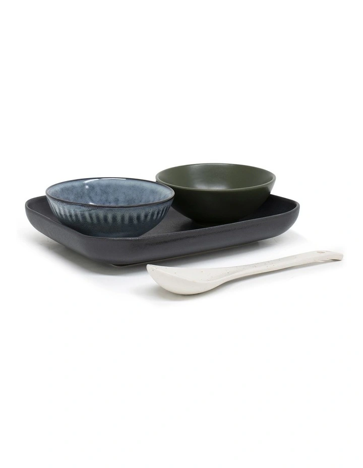 Osaka 4 Piece Set Bowl And Spoon in Assorted