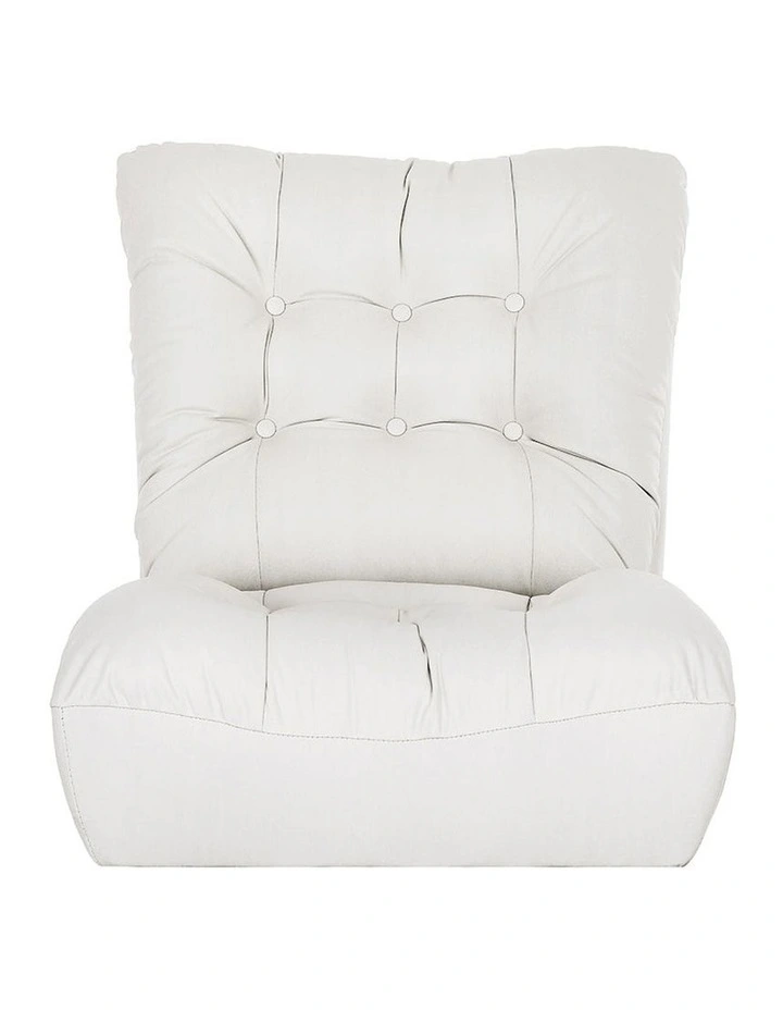 Floor Sofa Accent Chair Recliner Gaming Couch Lounge in White