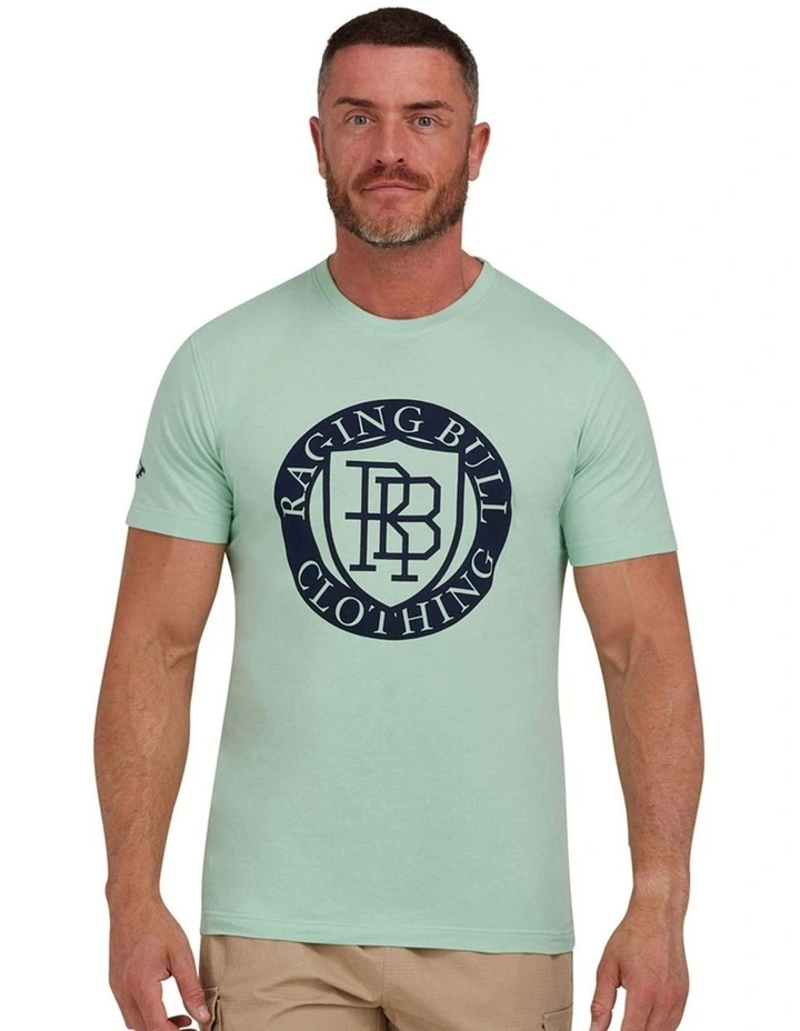 Shield T-shirt in Apple Green