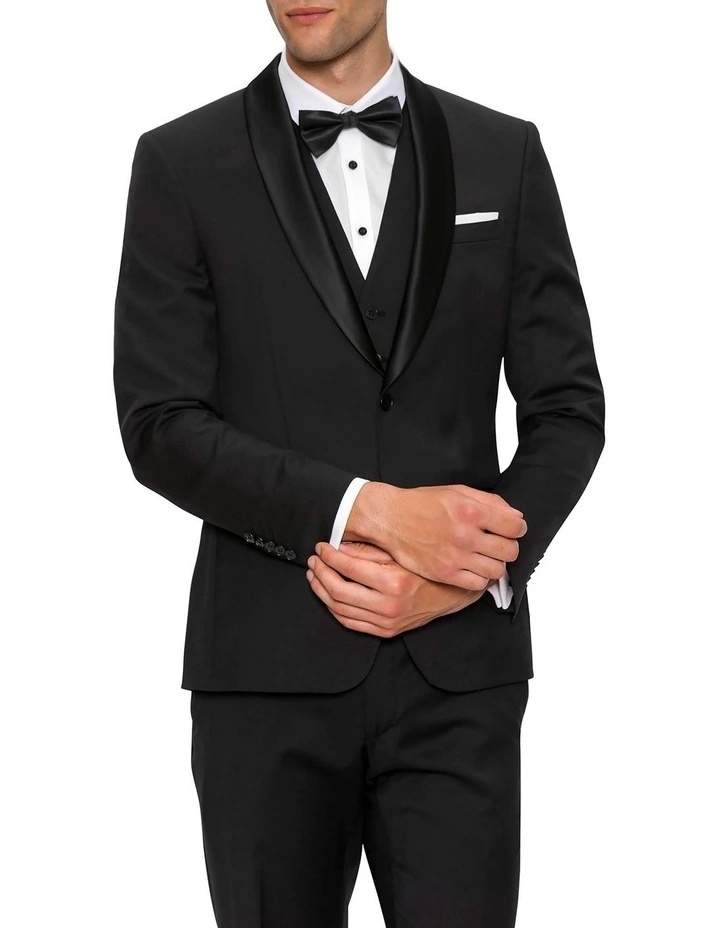 Slim Fit Black Spectre Dinner Jacket F34087