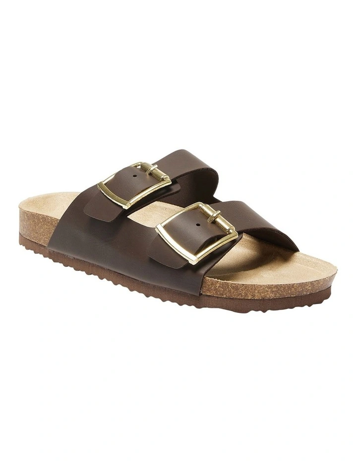 Easton Sandals in Brown Smooth