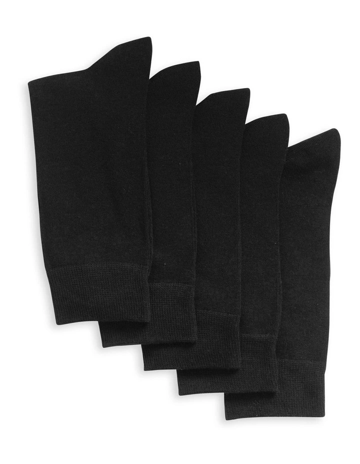 Business Crew Socks 40 Pack in Black