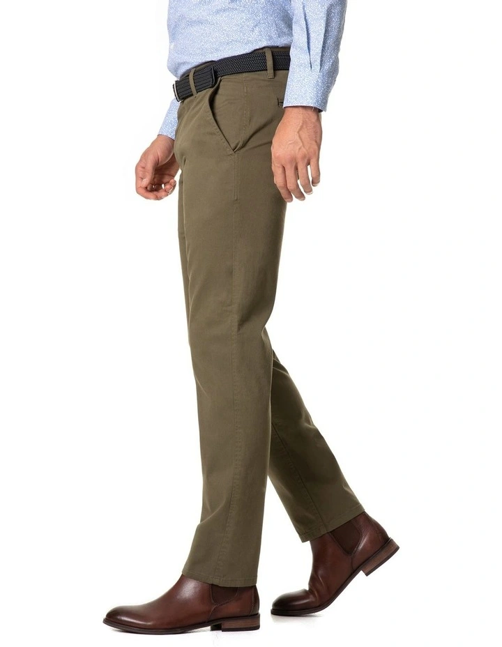 Thomas Road Chino Pant Regular Leg in Olive