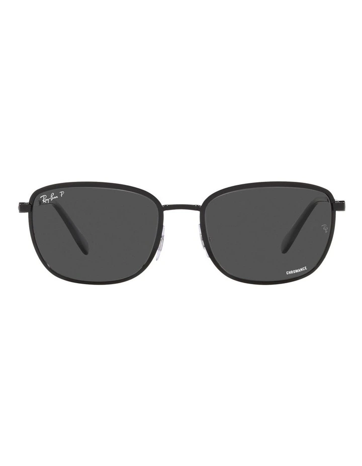 RB3705 Chromance Polarised Sunglasses in Black