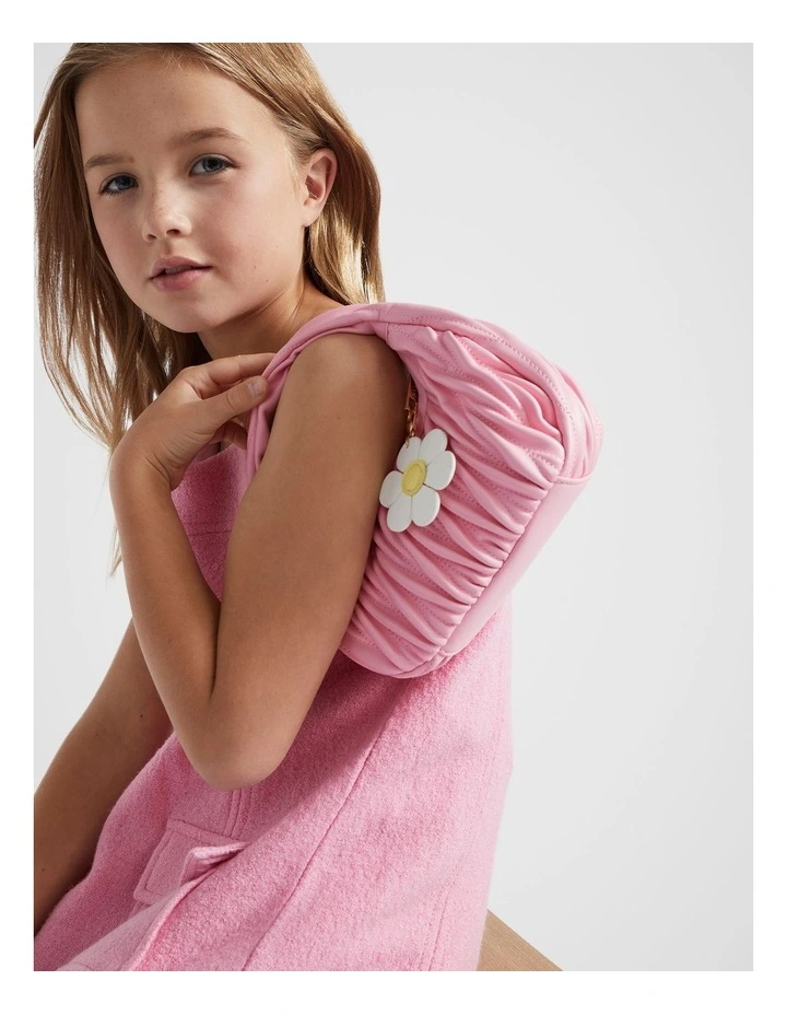 Quilted Hobo Bag in Candy Pink