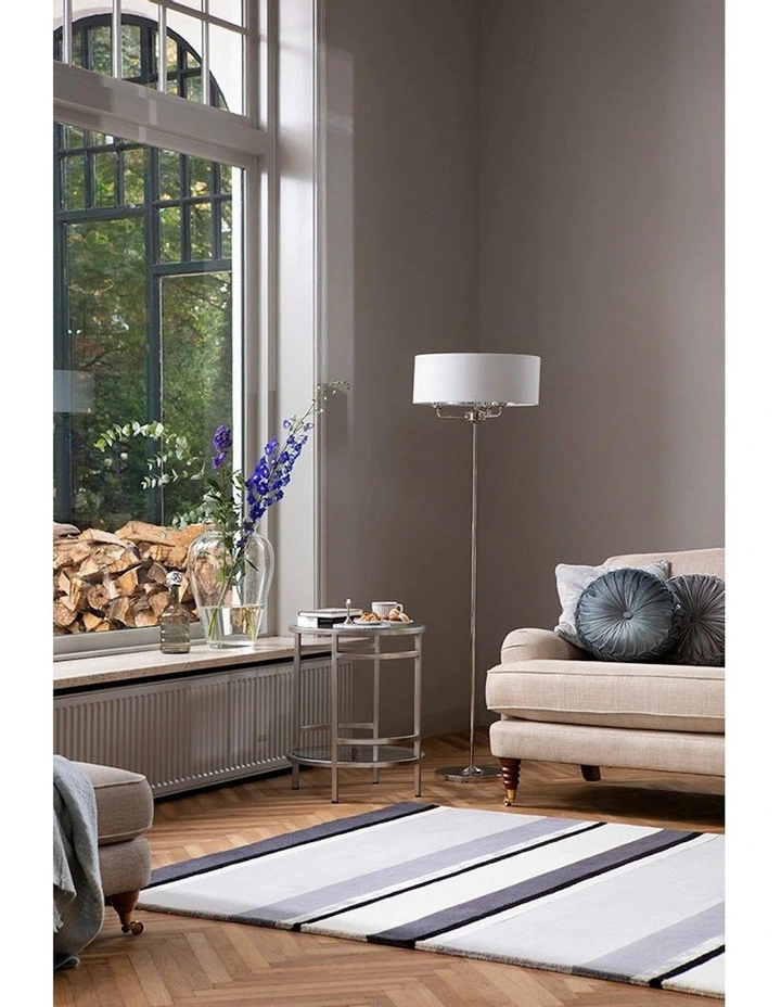 Eaton Charcoal Rug in Grey