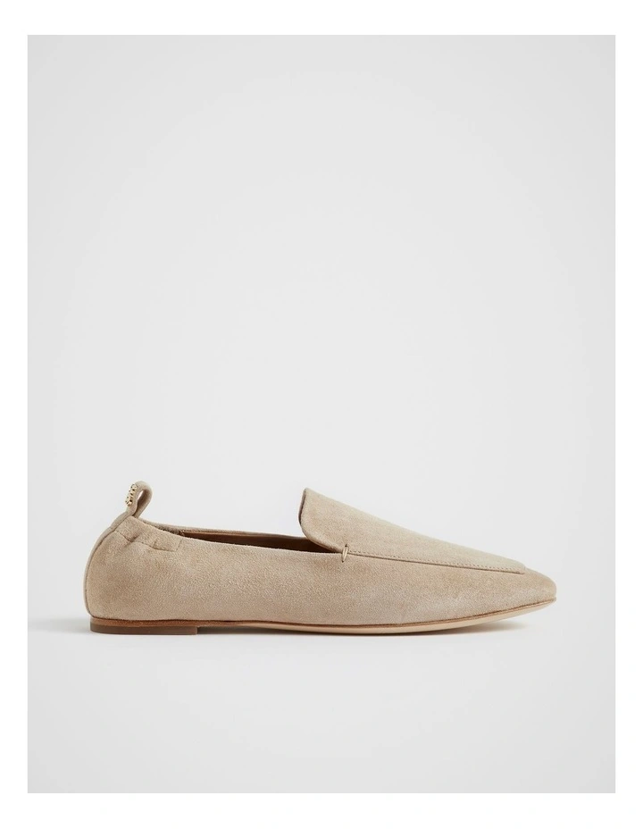 Claire Loafer in Champagne Beige Suede