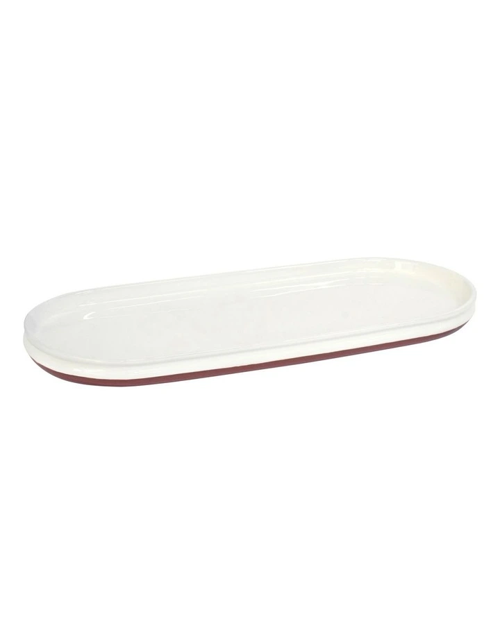 Gibson Serving Platter 40x16.5cm in White