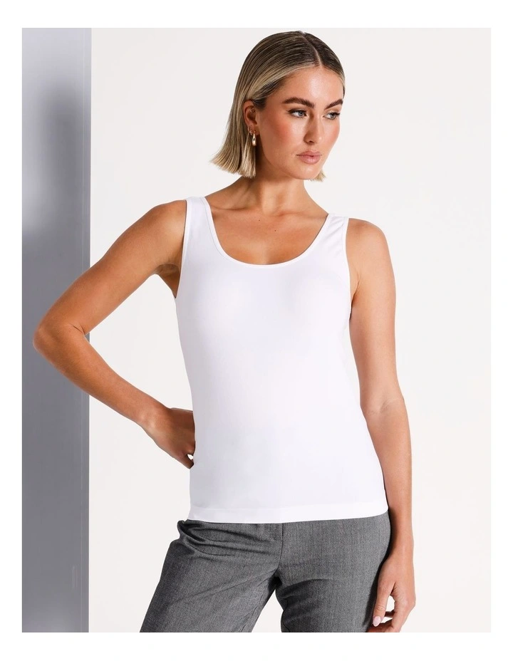 Seamfree Recycled Blend Tank in White