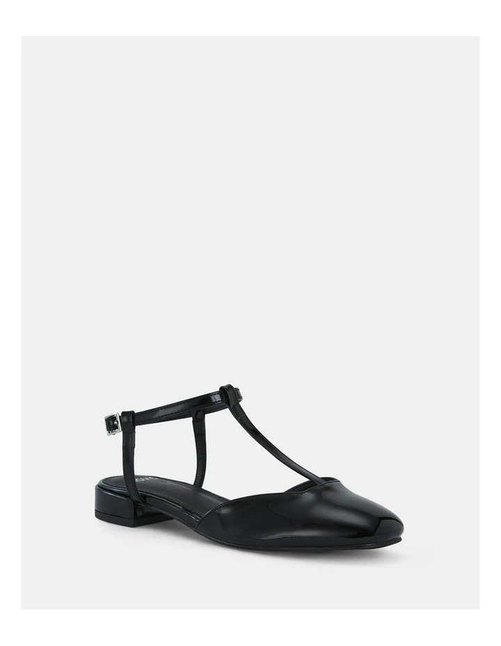 Caserta Ballet Flats in Black Patent
