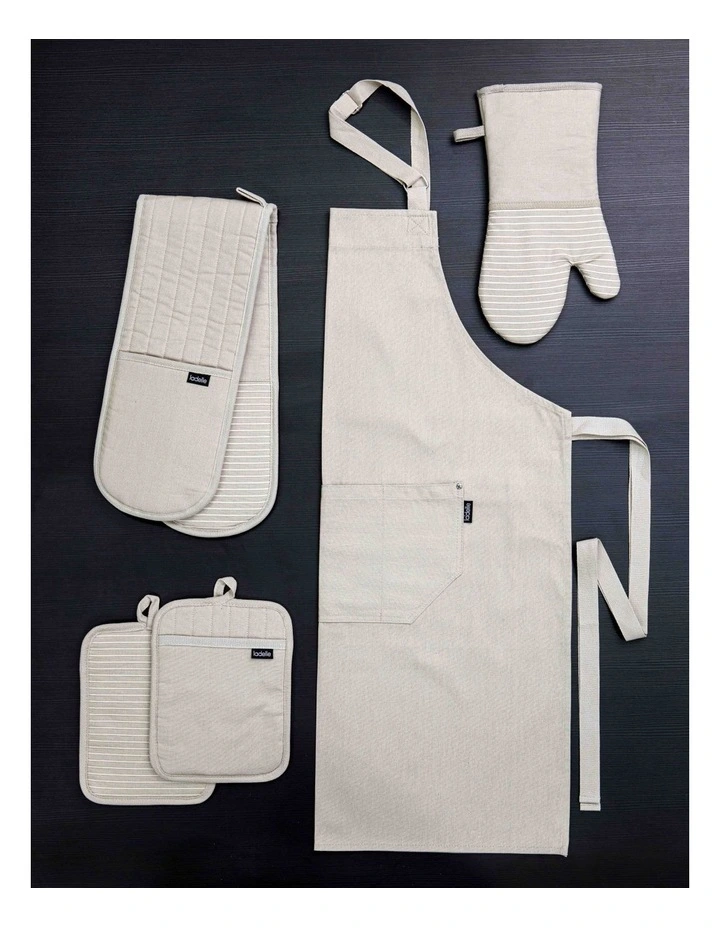 Lennox Single Oven Mitt in Stone