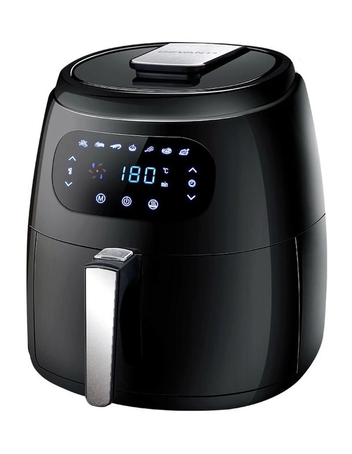 LCD Digital Air Fryer 8.5L in Black