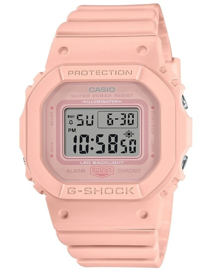 G Shock Resin Watch in Pink