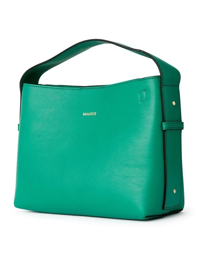 Tori Mini Leather Tote Bag in Sassafras