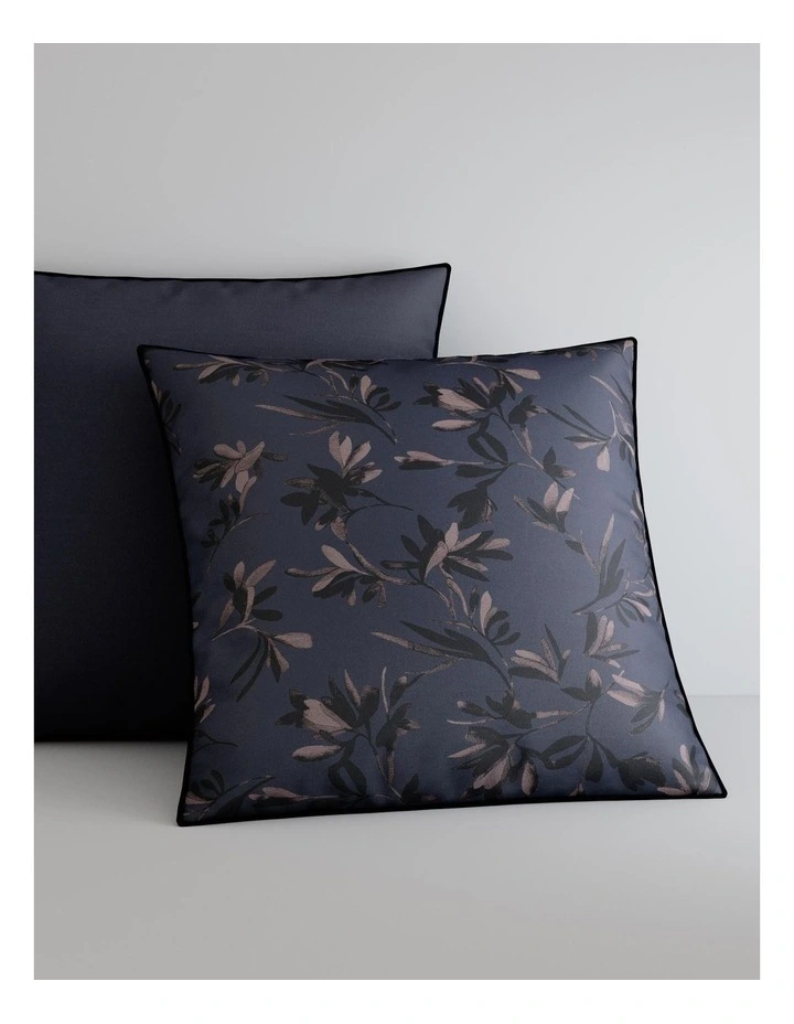 Yuna European Pillowcase in Carbon