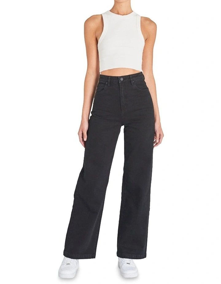 A 94 High & Wide Jean Dead Of Night Black