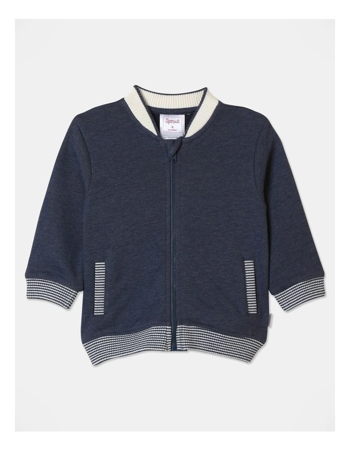 Bomber Sweat in Denim