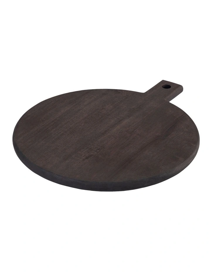 Graze Round Serving Paddle 45x37x2cm in Black