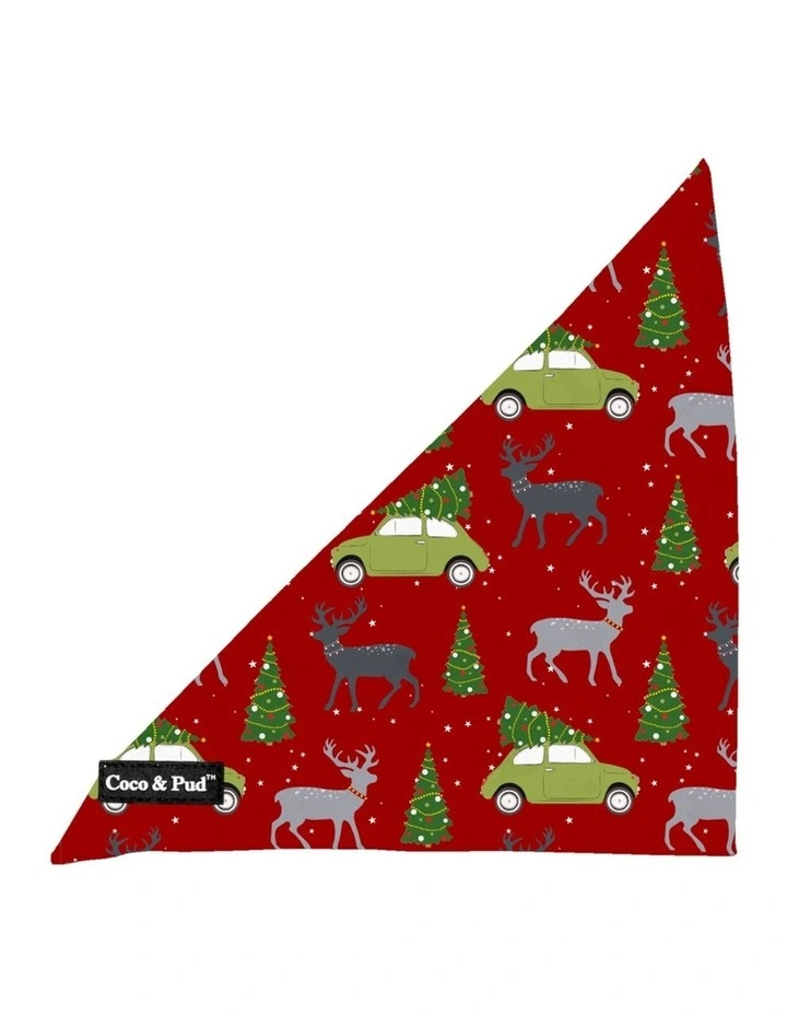 Coco & Pud Deck The Paws Christmas Dog Bandana