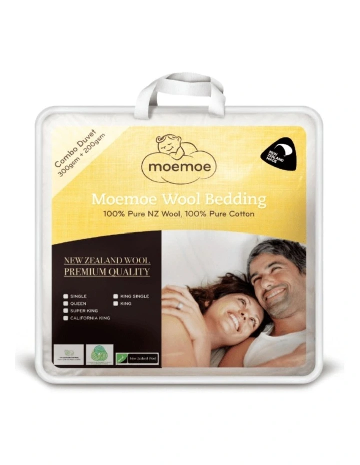 100% NZ Wool Combo Duvet Inner Queen