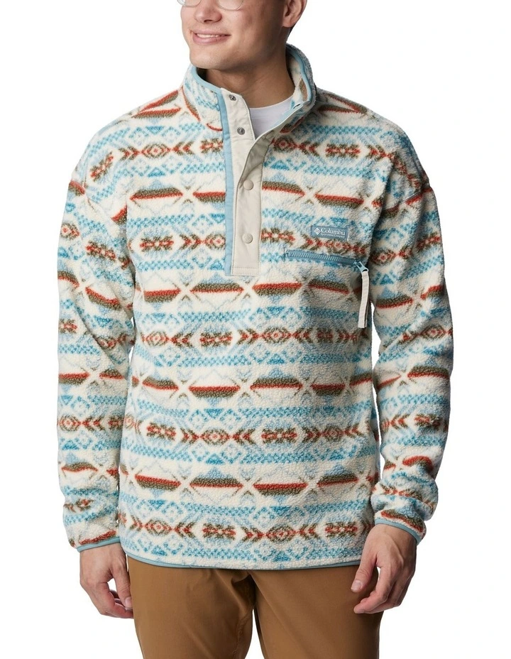Helvetia Half Snap Fleece Pullover in Multi