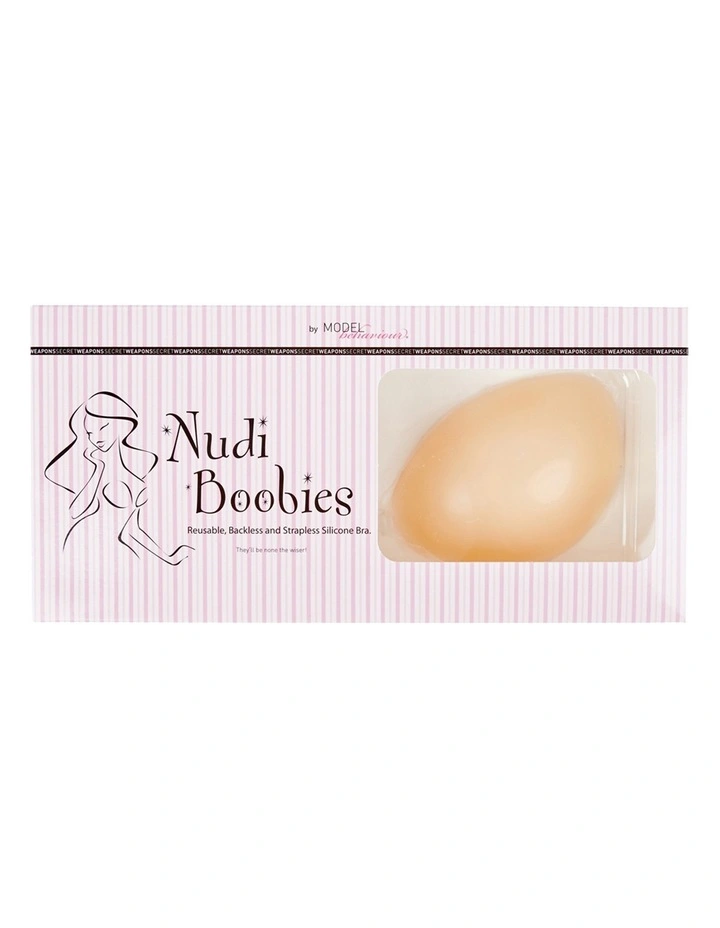 Nudi Boobies Stick On Bra in Natural