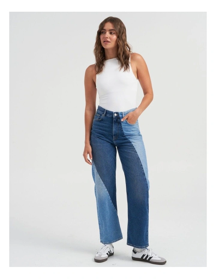 Carrie High Waisted Jeans in Denim