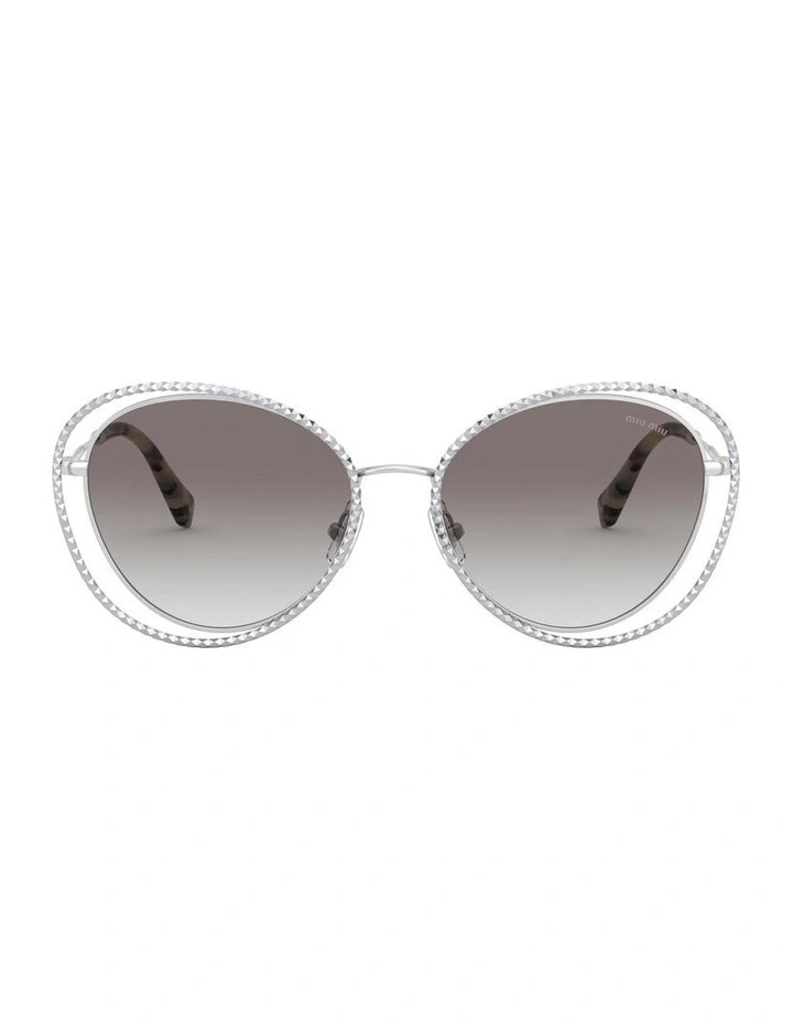 MU 59VS Special Project Silver Sunglasses